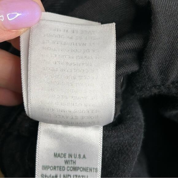 SLVRLAKE London Long Gone Washed Black Distressed Straight Leg Jeans Size 24 - Picture 9 of 10